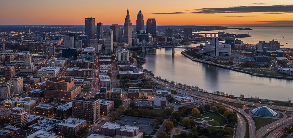 Map Lab Center Cleveland Ohio